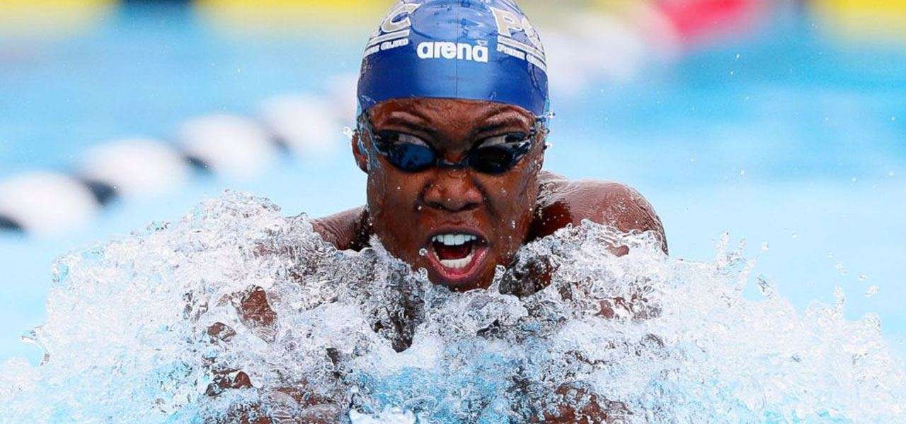 Black Kids Swim Olympic Countdown - Reece Whitley