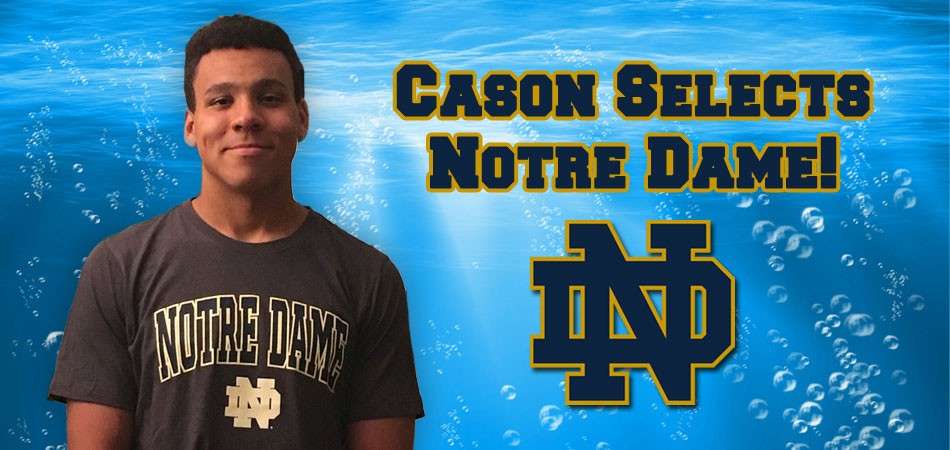 Cason Wilburn selects Notre Dame swim team